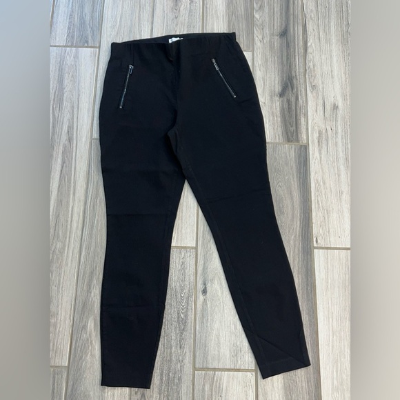 Elaine Rose Black Elastic Waist Pants Size 10 - Picture 1 of 12